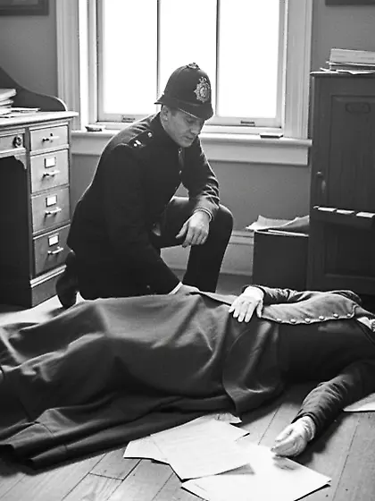 Film Noir Crime Scene