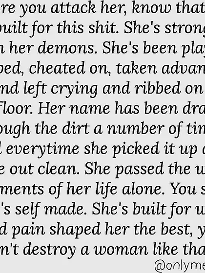 Relatable words or whatever.