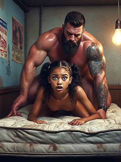 Breaking in a captive nigger