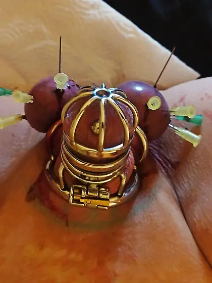 another needle torture in cam session