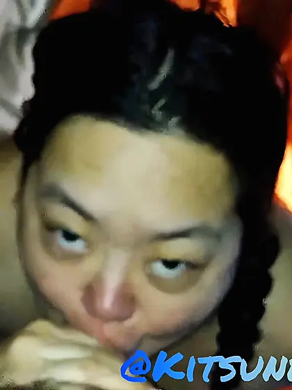 Fat Asian Slut KitsunePhantasy Sucking Cock