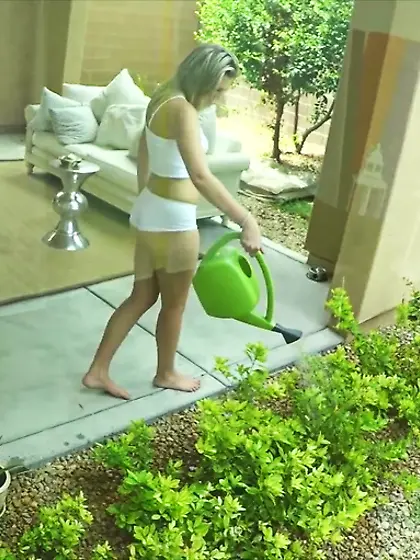 Blonde bitch nice boobs