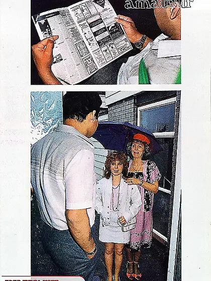 Mature lady purple black