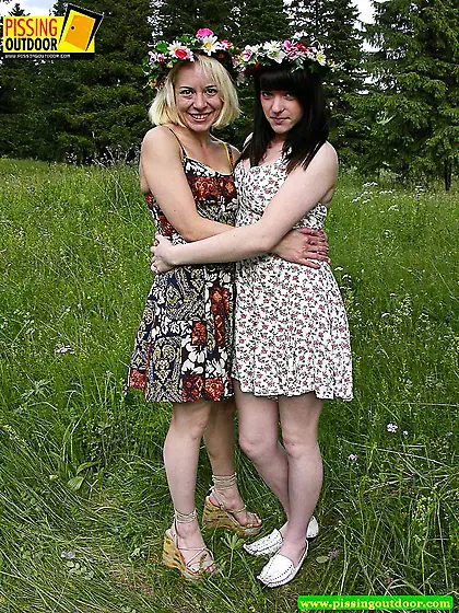 Girl pissing in mouth