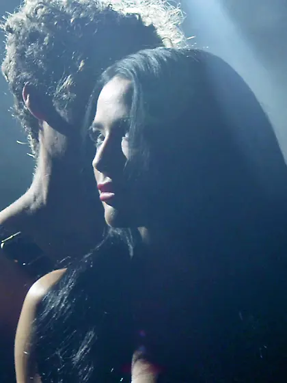 Katrina Jade takes boyfriend's cock up her asshole