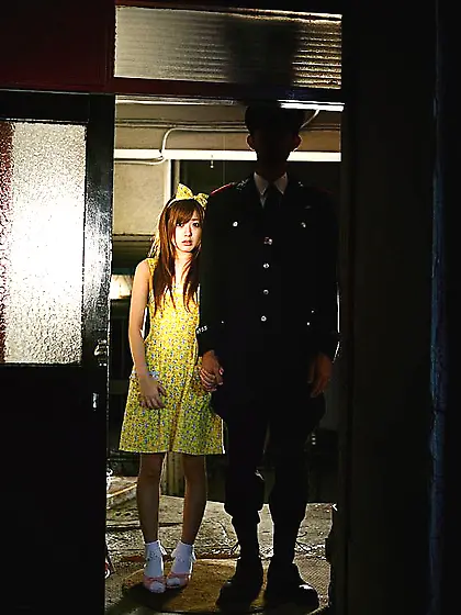 Miyu Hoshino is in prison staying on knees and forced to deeptro