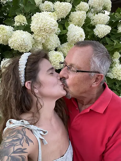 Dad and daughter love