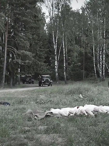 Sniper officer Smersh - original scene