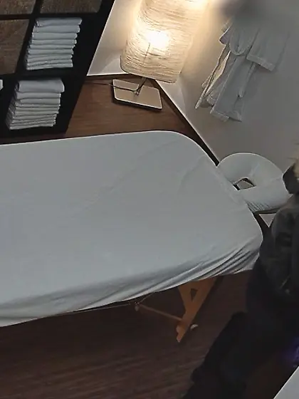 Lusty brunette penetrated masseur