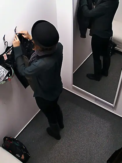 Beautiful big-booty amateur undressed