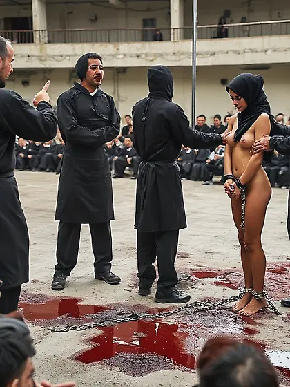 Prisoner of war being executed