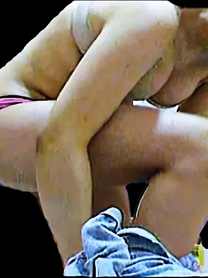 teen captured in her panties in the bathroom