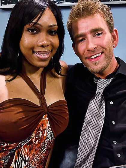 Businessmans necktie secure wrists