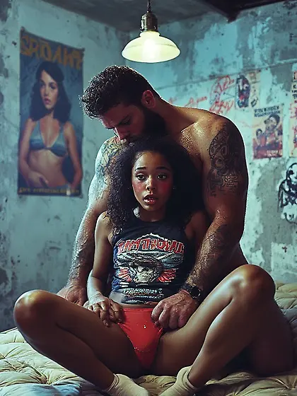 Breaking in a captive nigger