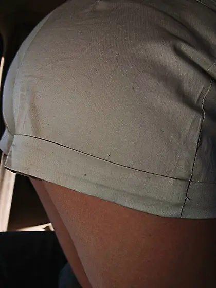 Bailey Brooks strops her lingerie and then passionately pleases