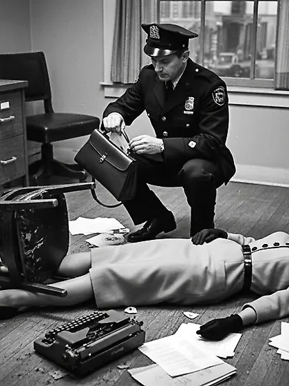 Film Noir Crime Scene