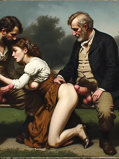 Woman has sex in park