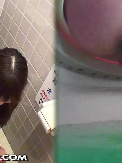 Camera top toilet filmed
