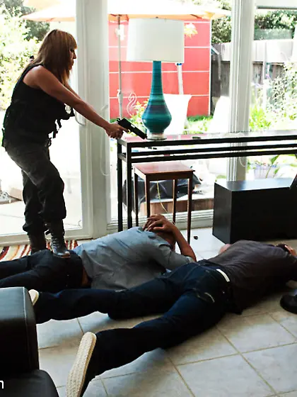 Guys overpower sexy big