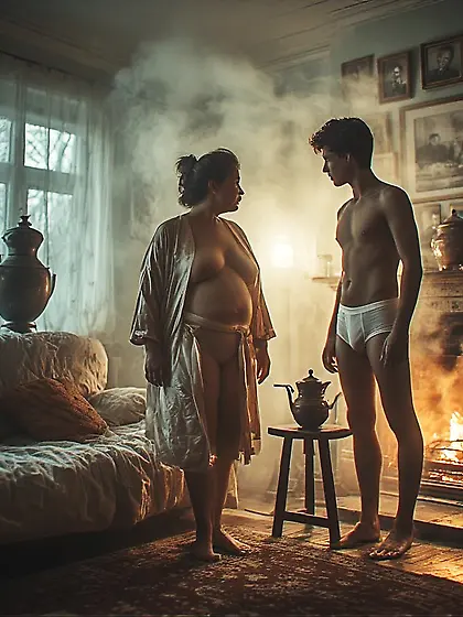 When father left the house,  Mom and I grew closer