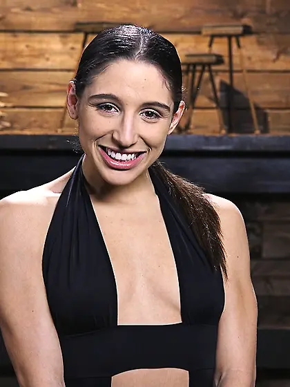 Pretty brunette Abella Danger gets punished with a vibrator in b