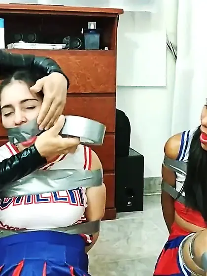 Cheerleader Rival Girls In Bondage
