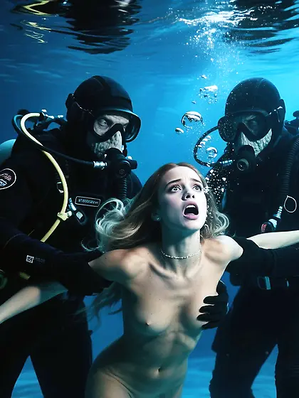 Ariana Grande being drowned