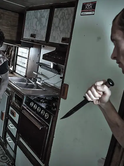 Zombies fun costumed zombie