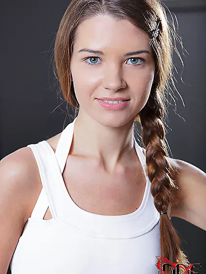 Adorable girl bounces her juicy boobs and ass while teasing you