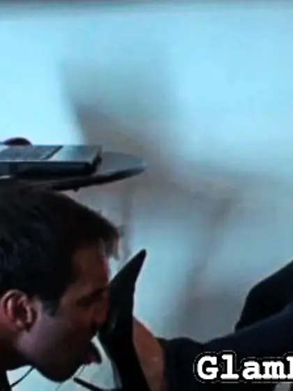 Blonde slut pays money