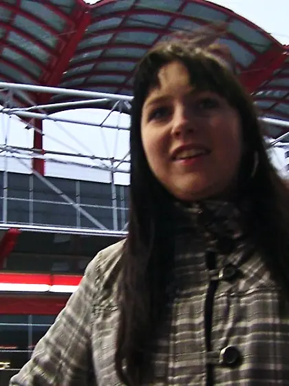 Cute brunette black pink