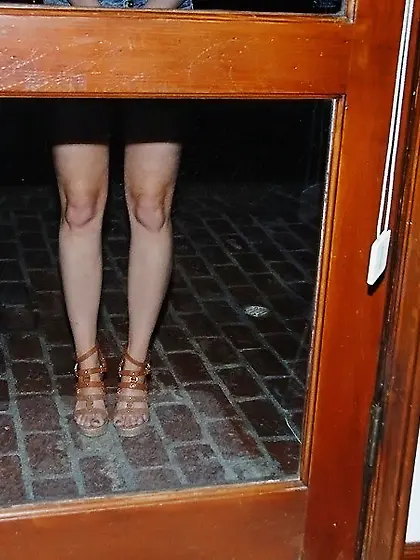 Virgin goes upstairs to strip and masturbate in her bedroom far