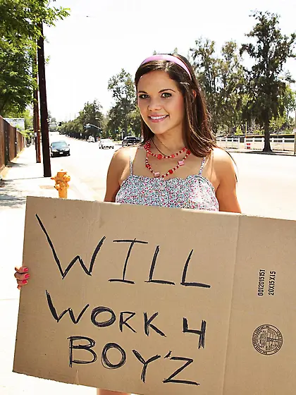 Sexy Elizabeth Lawrence shows the shaved pussy and also beads mo