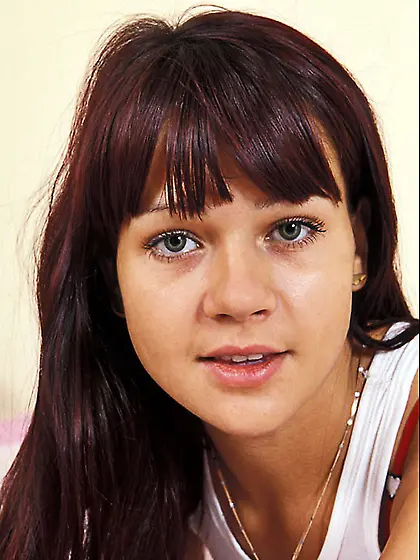 Charming brunette Diana slipping underwear off and teasing wet f