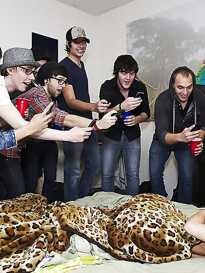 Hardcore gangbang party