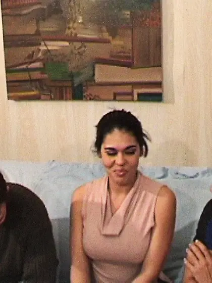 Olivia O'Lovely takes her clothes off and blows her lover&#