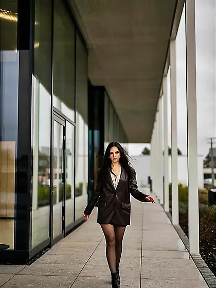 German pantyhose slut Kristina Evelyna