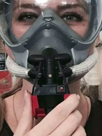 Cockpit FFM Oxygenmask Girl