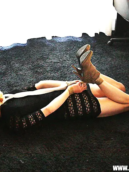 Ginger girl black dress