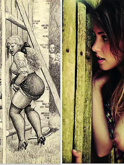 watching former & today