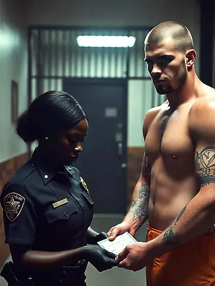 Submissive nigger correctional officer