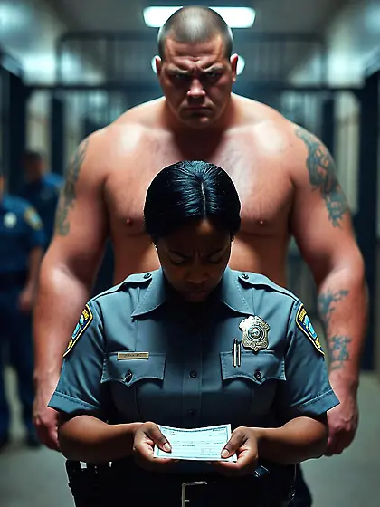 Submissive nigger correctional officer