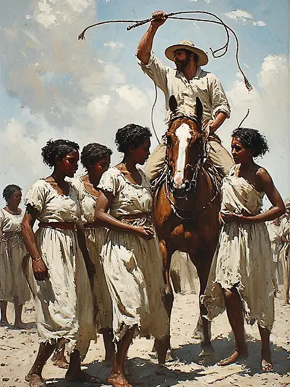 Plantation master is doing disciplin