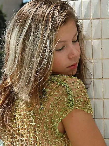 Cute teen angel Emily 18 strips outdoors and reveals her fantast