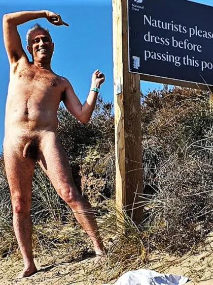 Me naked in public,  dares and nude beaches