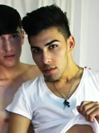 Brunette john ethan perform