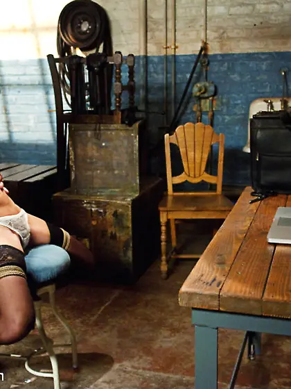 Cunt licking bitches roped