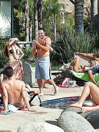 Big titted doll Avena Lee fucks many dicks while the dirty outdo