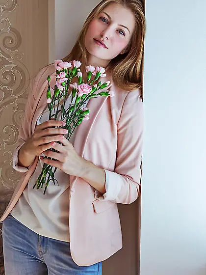 Sweet simple blonde babe