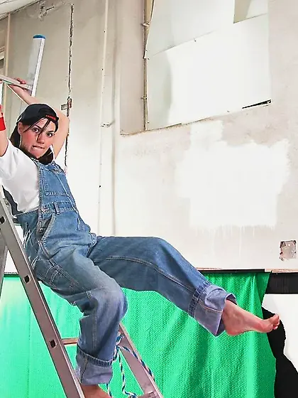 Daniela masturbates not only